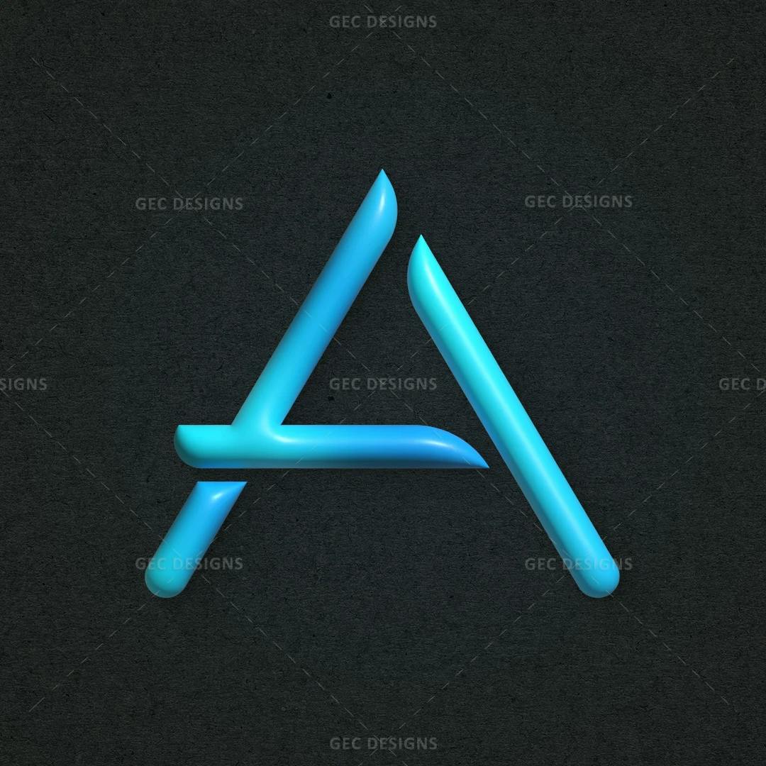 Modern and Unique Vector Logo Design Incorporating Letter A