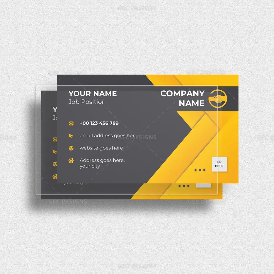 Modern creative business card design professional