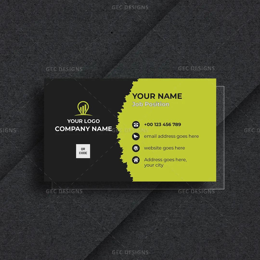 Modern creative business visiting card design