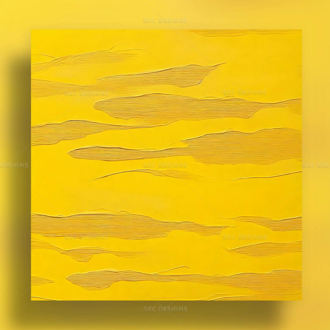 Aesthetic yellow background oil painting wallpaper image