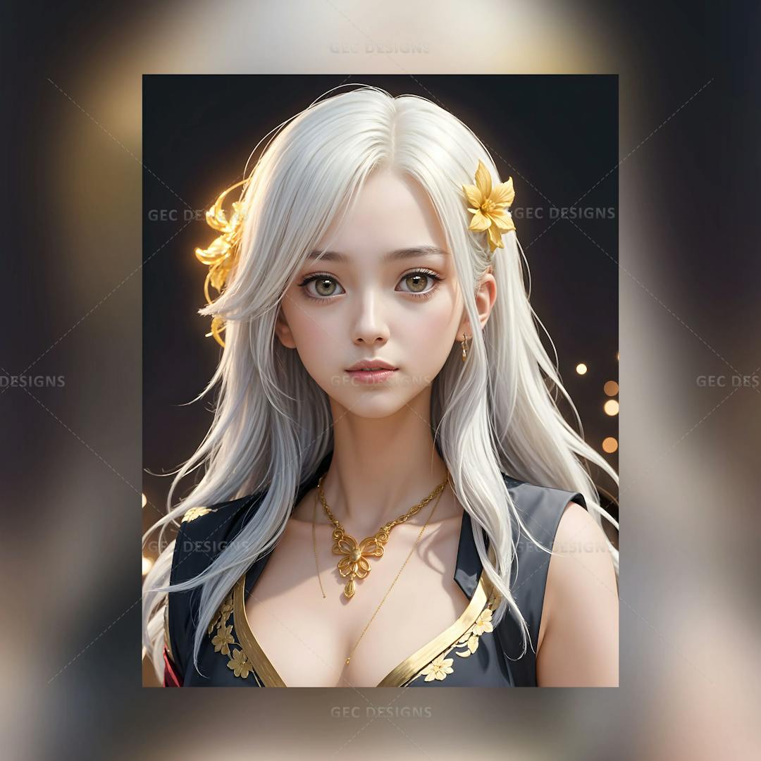 AI Generated beautiful Chinese girl wallpaper