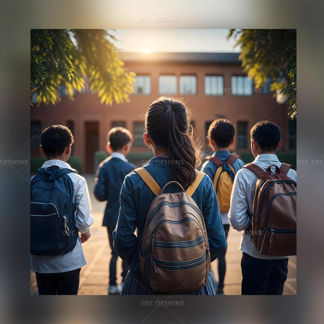 Back to school AI Generated wallpaper