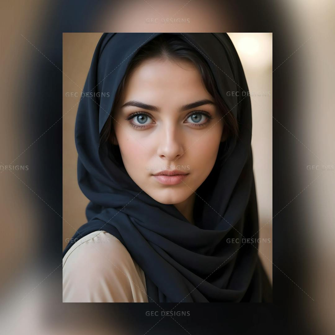 Beautiful Middle Eastern woman, Arab woman face wallpaper