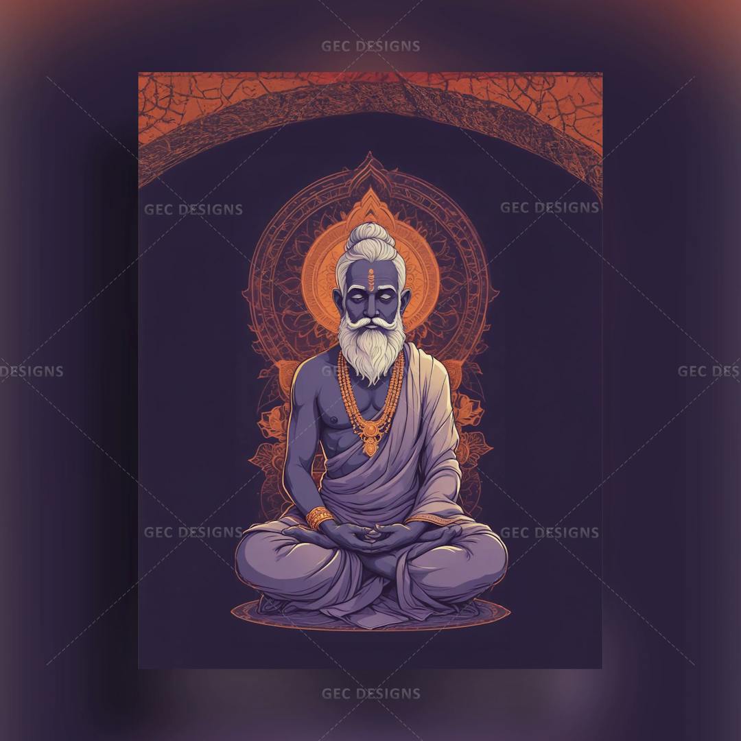 Celebrate Guru Purnima with this meditating monk wallpaper