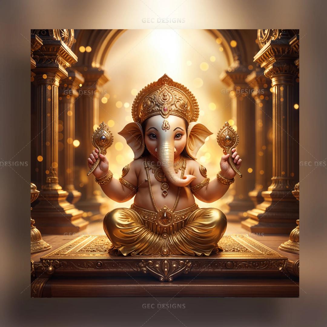 Cute Lord Ganesh HD wallpaper, Ganesh Chaturthi wishes image