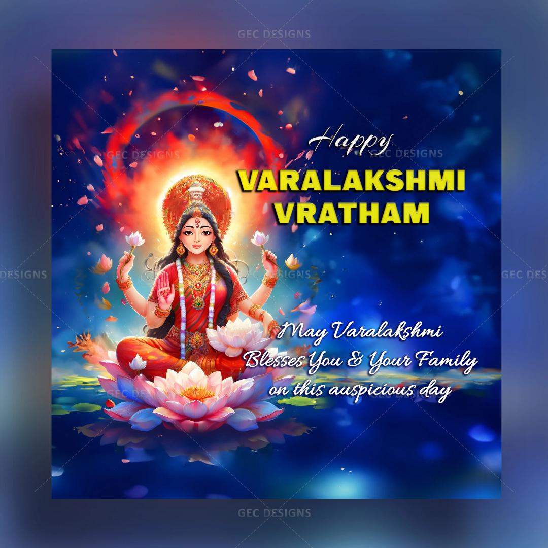 Happy Varalakshmi Vratham Festival wishes HD wallpaper