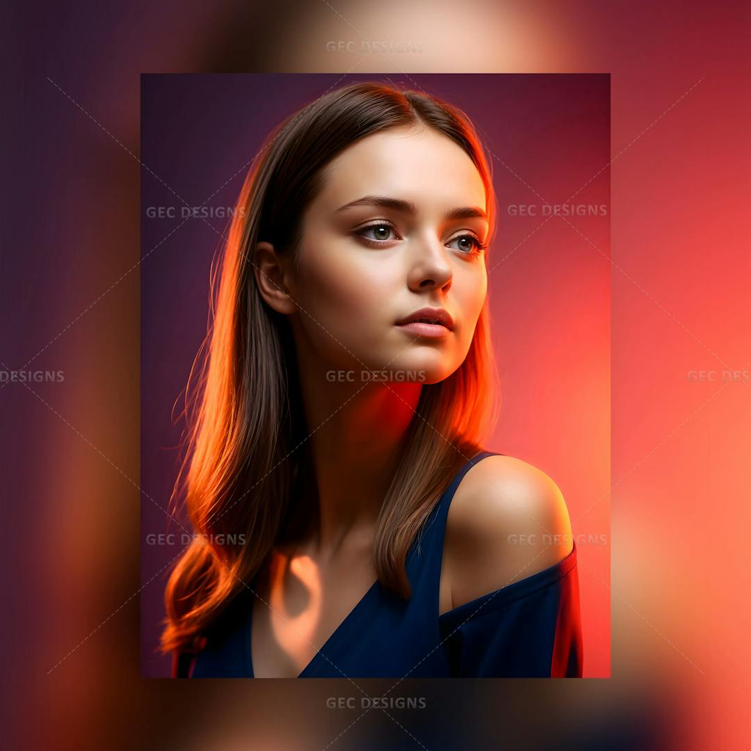 Hyper Realistic beautiful girl AI Generated image