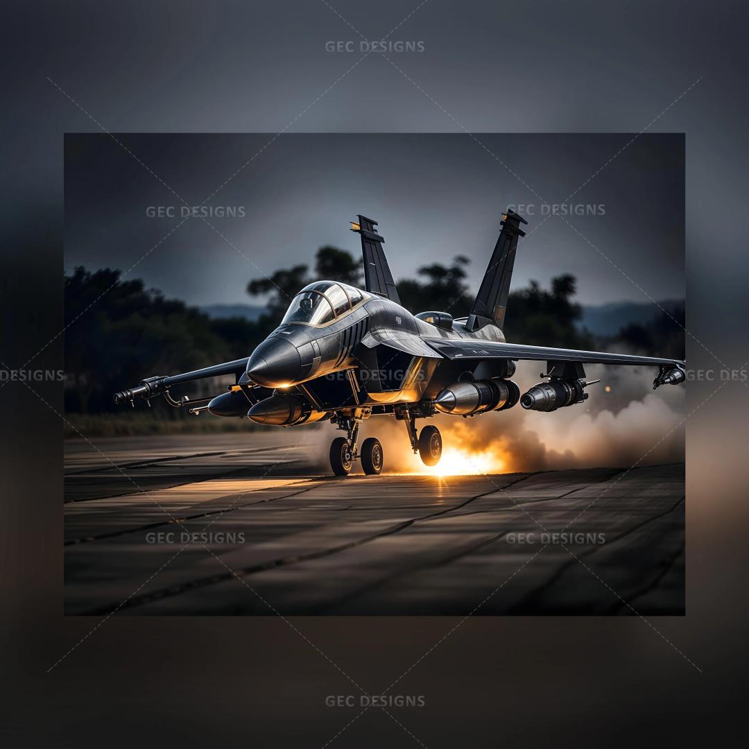 Indian Air Force, fighter jet in action AI Generated wallpaper