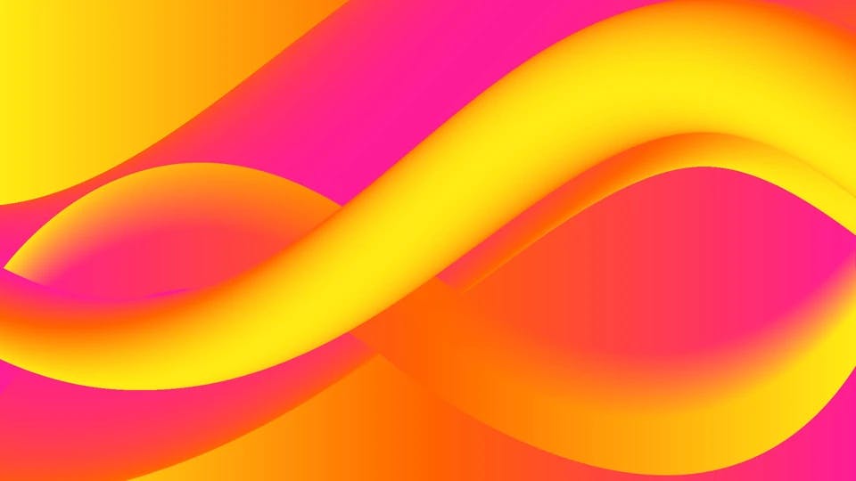 3d modern colorful wavy background template