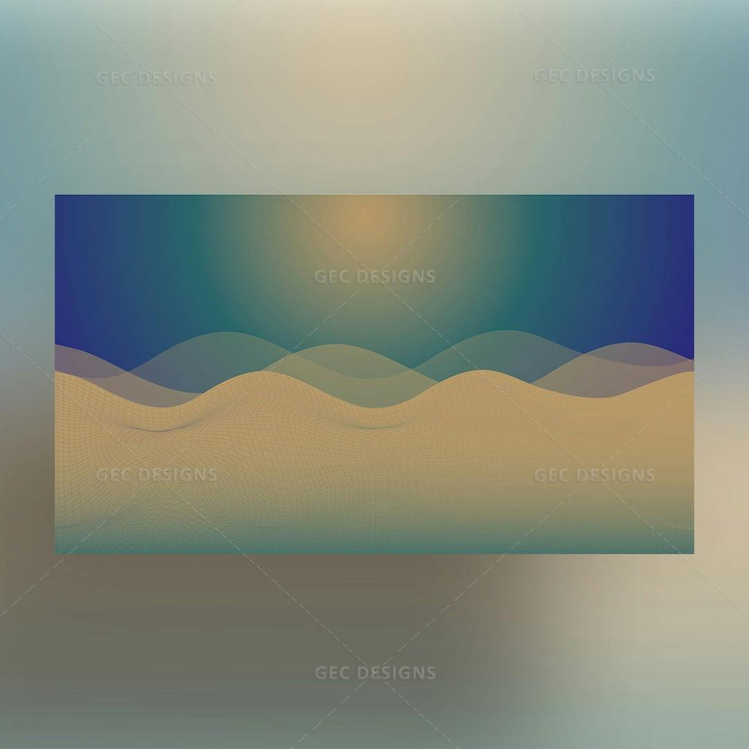 3d wavy dynamic background template