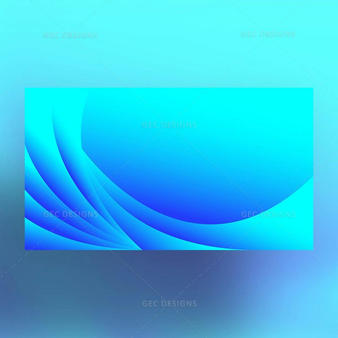 Blue abstract curve background template