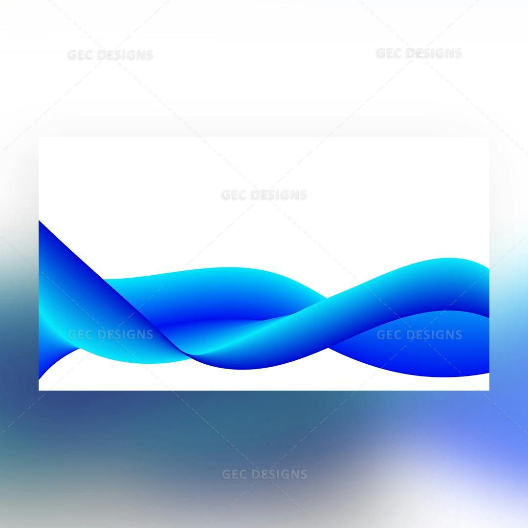 Blue gradient fluid background template