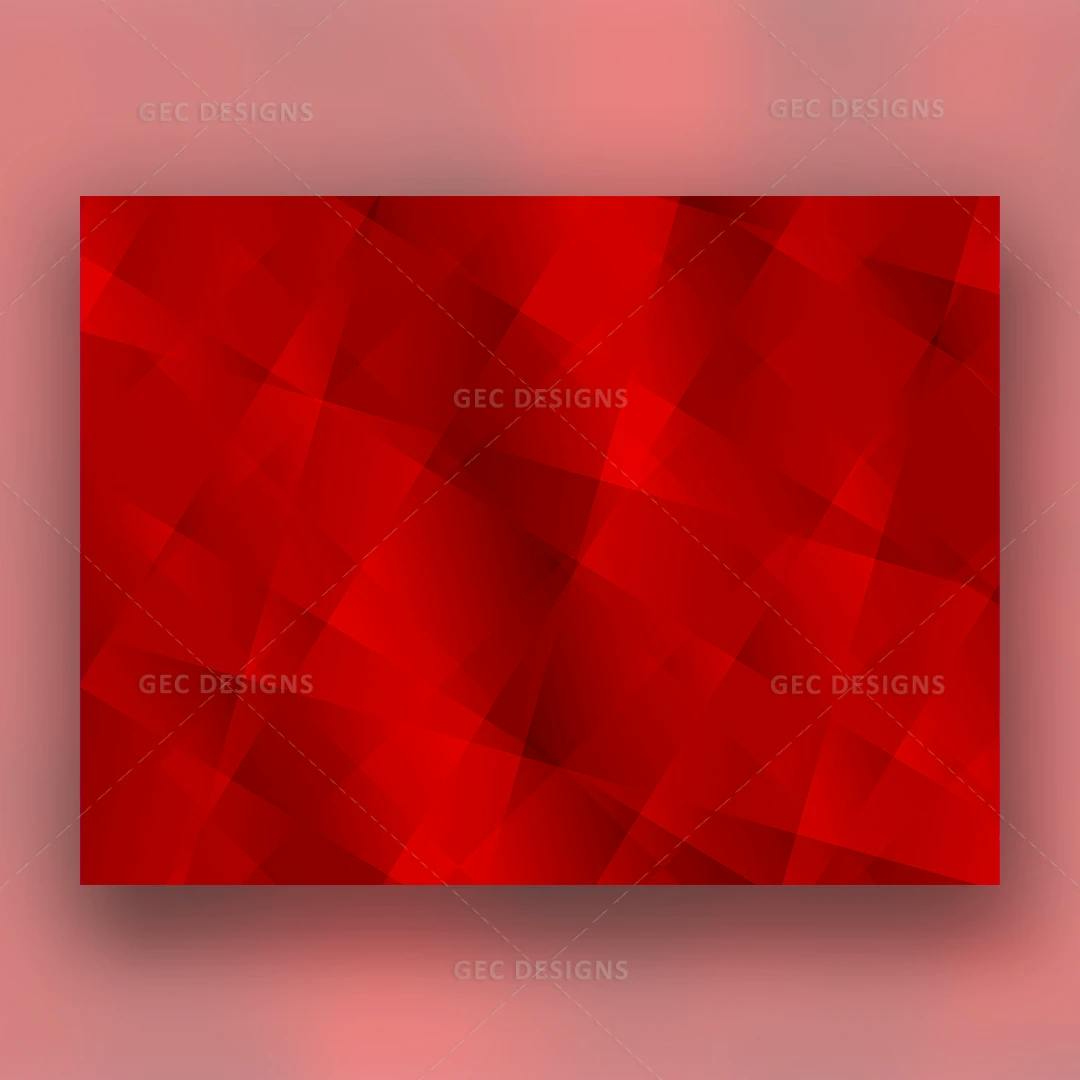 Bold Blaze Red abstract background template