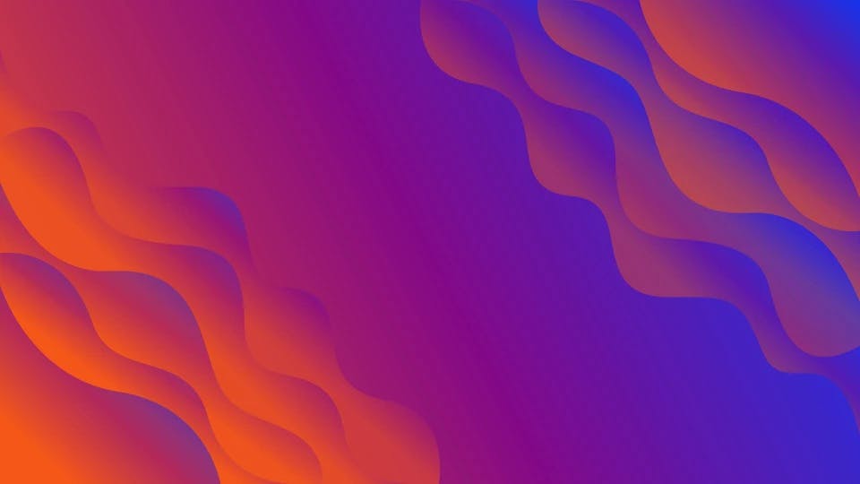 Bright wavy fluid abstract background template