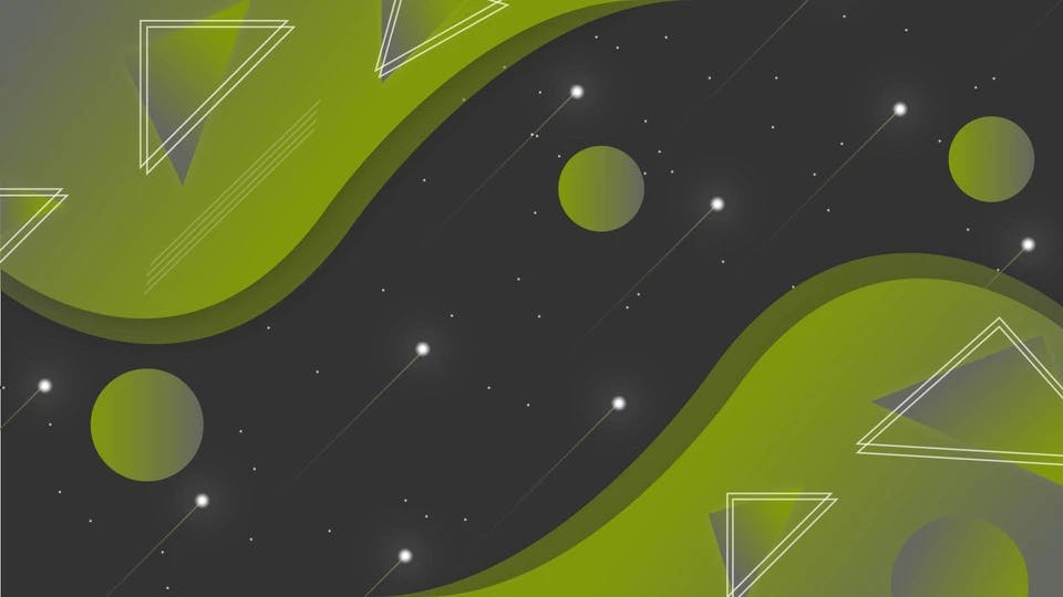 Geometric starry background template