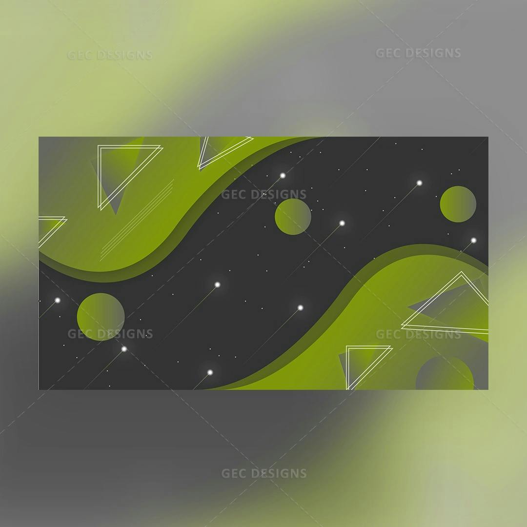 Geometric starry background template
