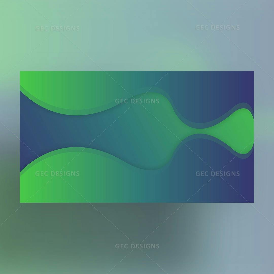 Green blue abstract background template