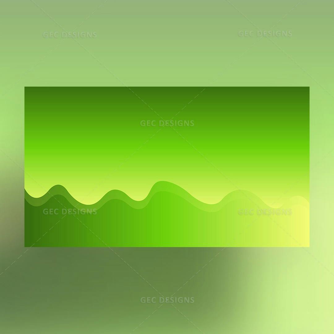 Green liquid abstract background template