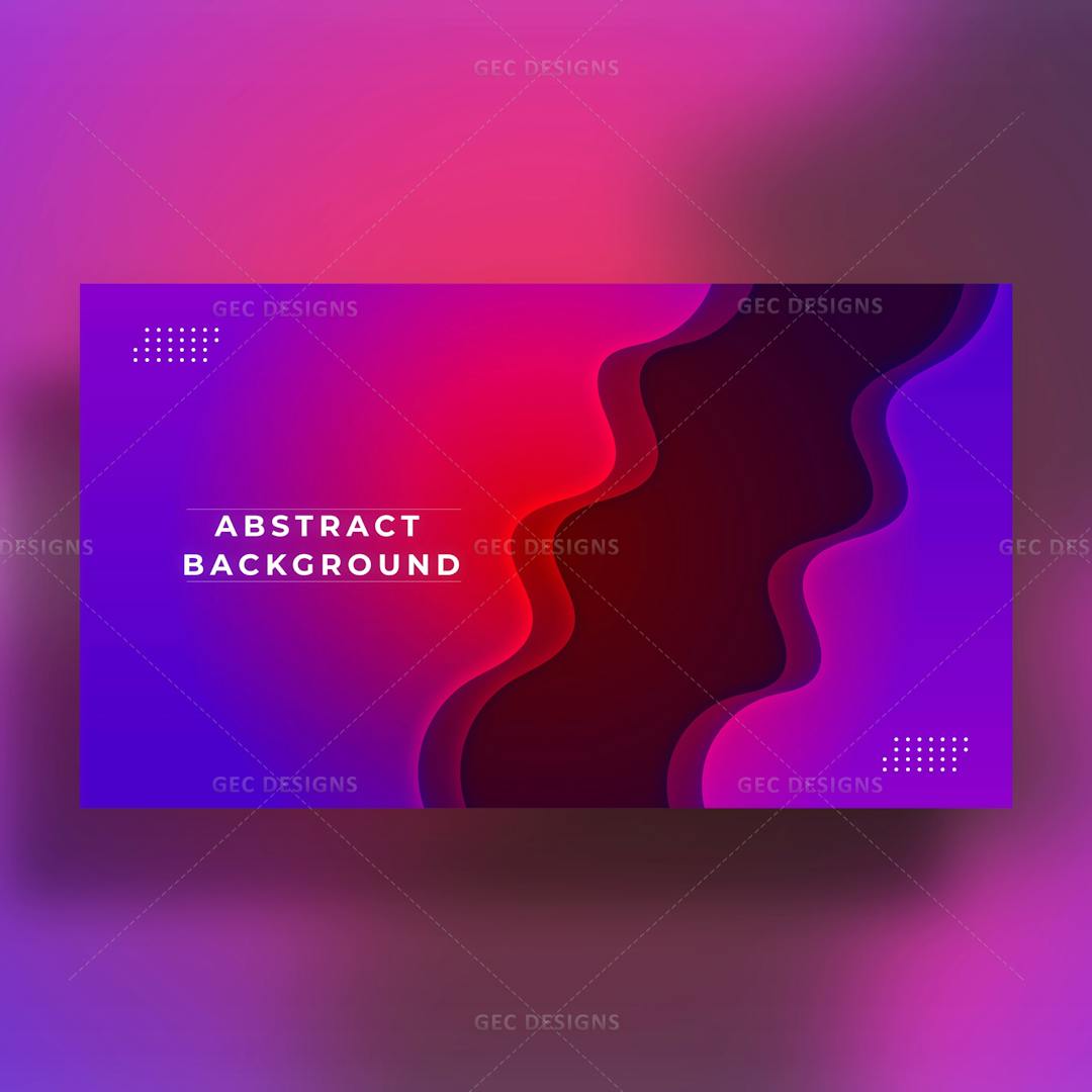 Magical Fusion Gradient Abstract Background Template