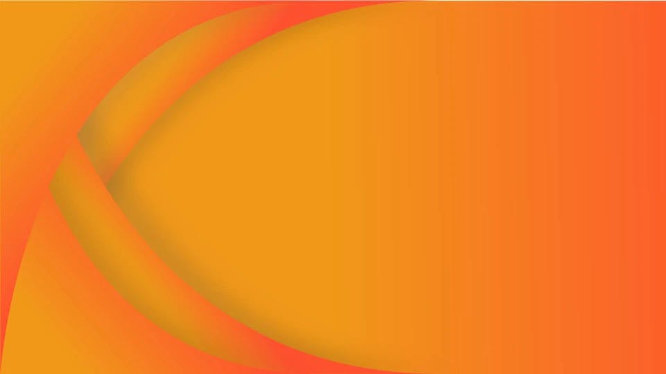 Orange abstract Wavy background template