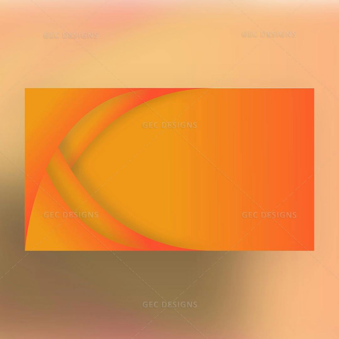 Orange abstract Wavy background template