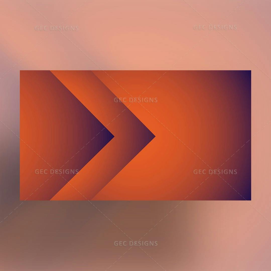 Orange arrow abstract background template