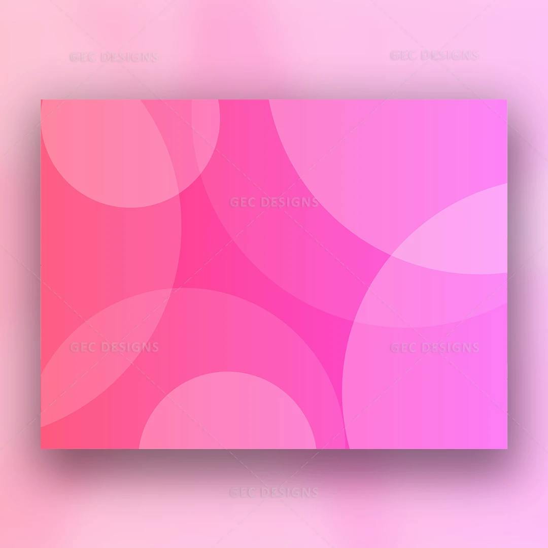 Pink circle pattern background design in rosy tones