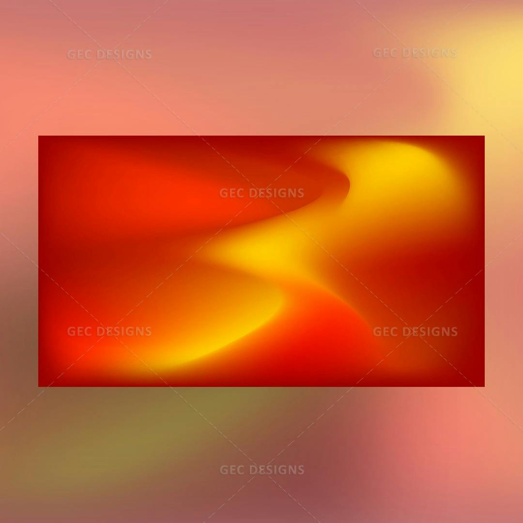 Red yellow 3d smooth gradient background template