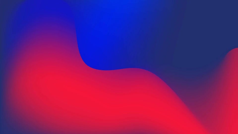 Wavy background with color gradient vector design