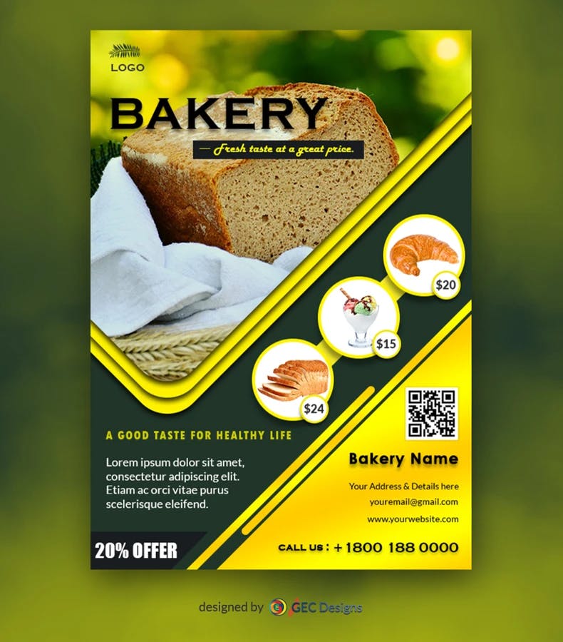 Bakes and Cakes Flyer Template