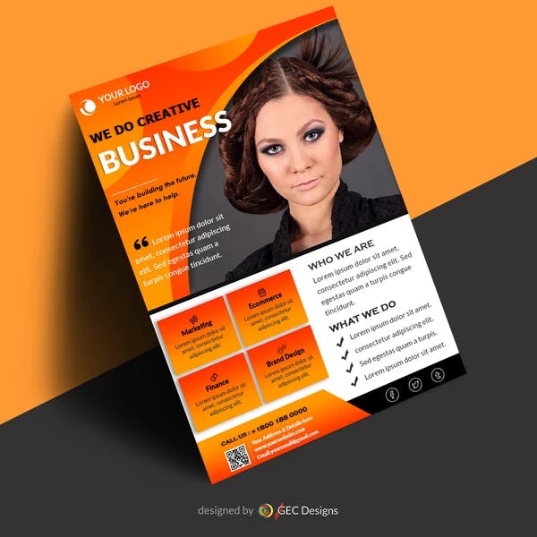 Business Solutions Consultant Flyer Template