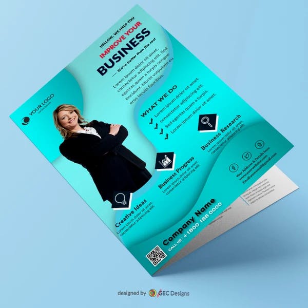 Captivating professional business Flyer Template