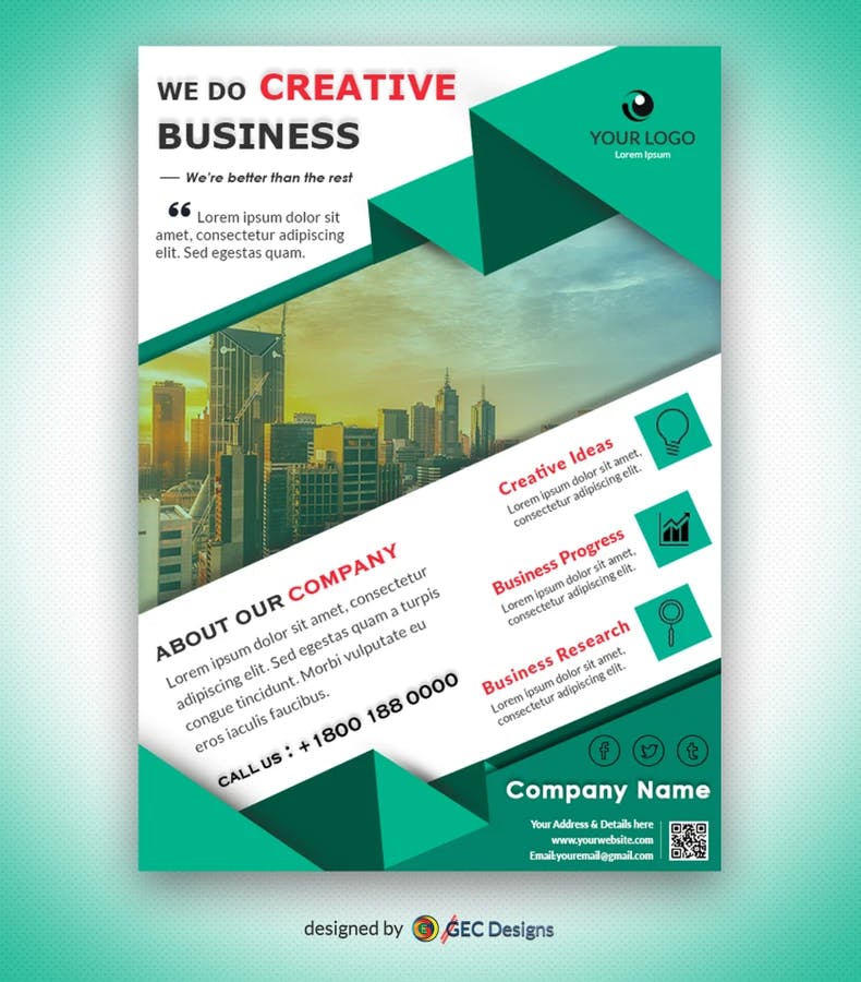 Free Creative Business Flyer Template