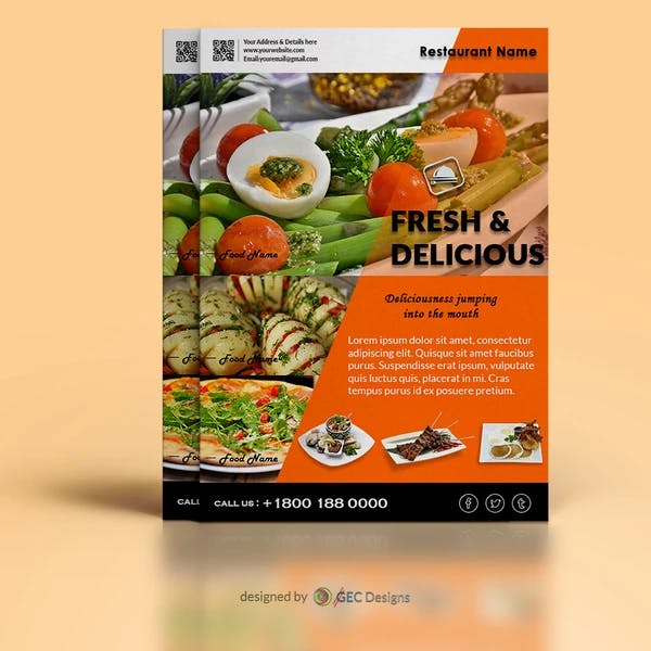 Deliciousness food Flyer Template