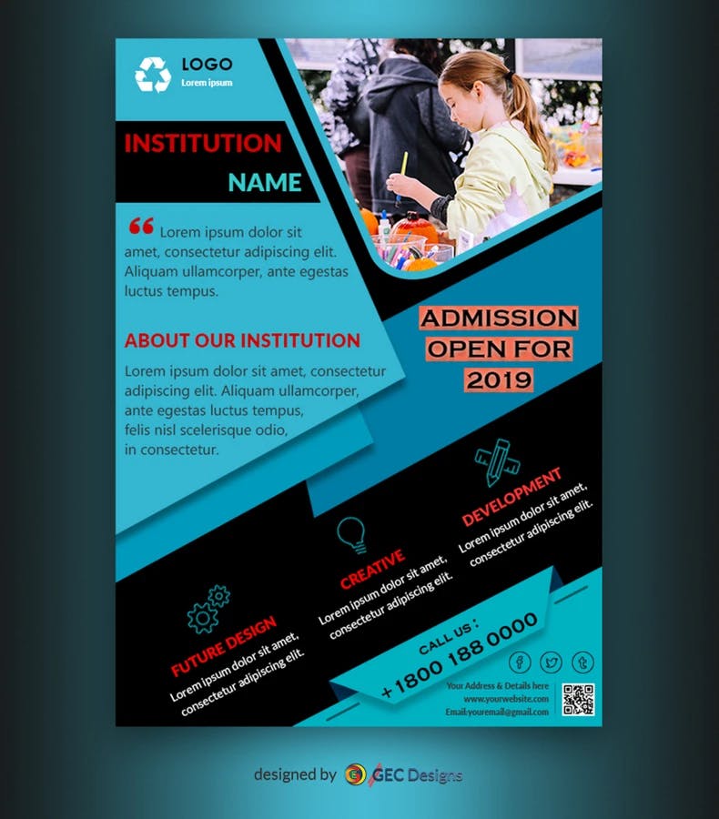 Educational Institution Flyer Template