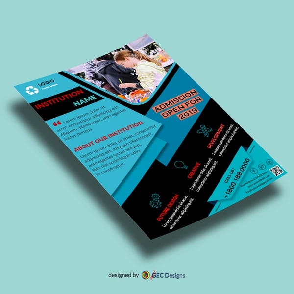 Educational Institution Flyer Template