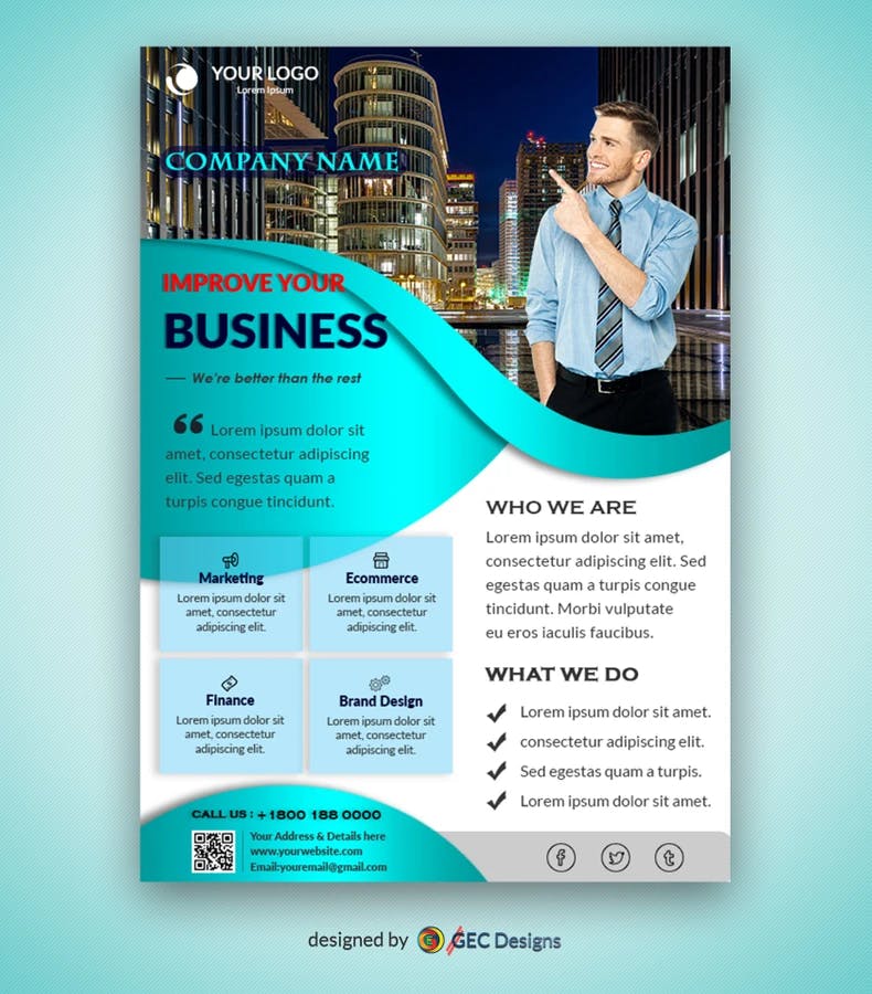 Free Professional Business Flyer Template