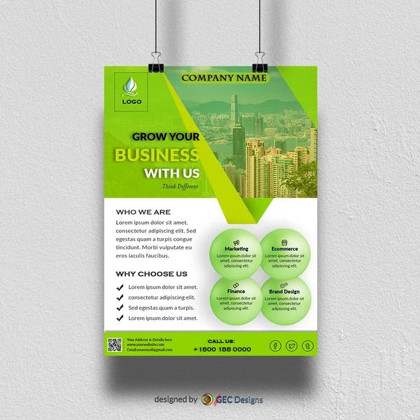 Grow your business Flyer Template