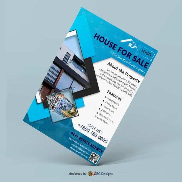 Real estate Agency Promotion Flyer Template