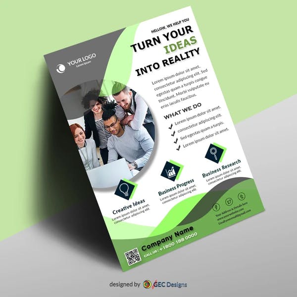 Startup Business promotion Flyer Template