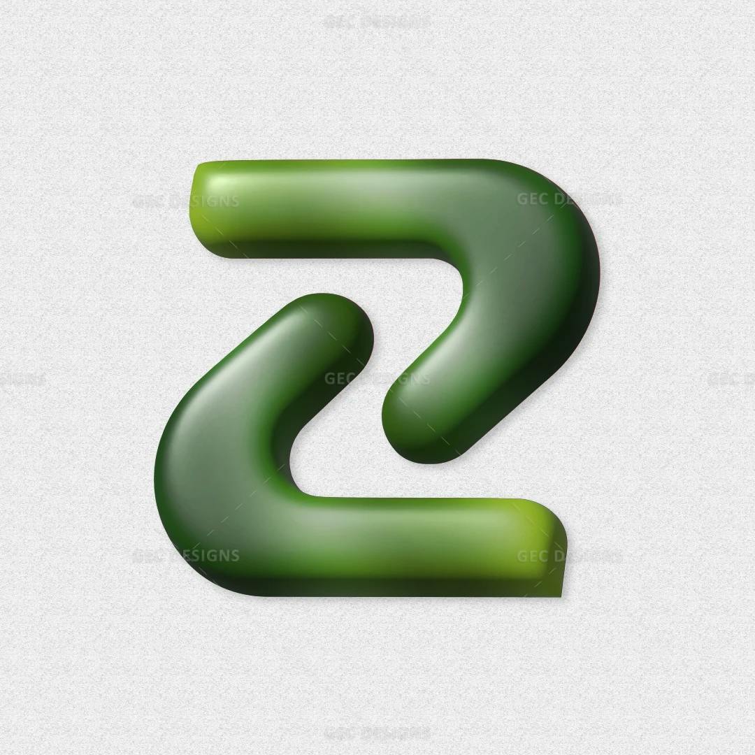 Alphabet Letter Z Vector logo design