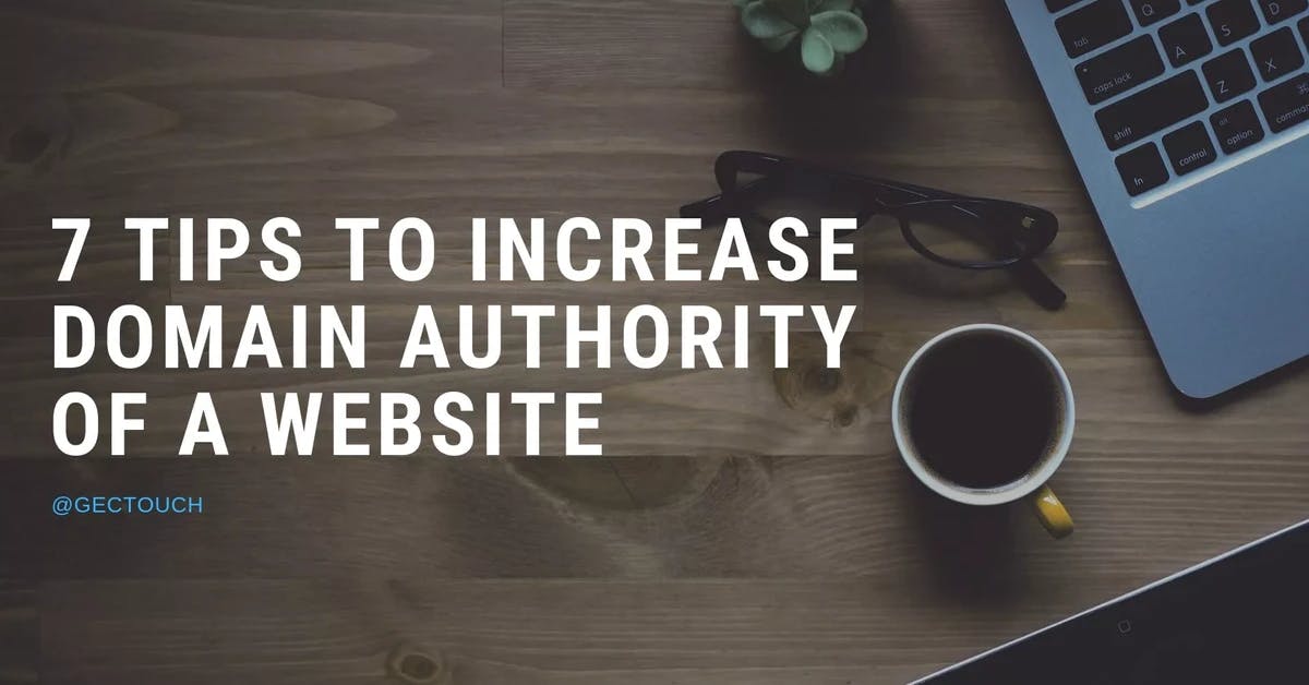 How to increase domain authority of a Website?