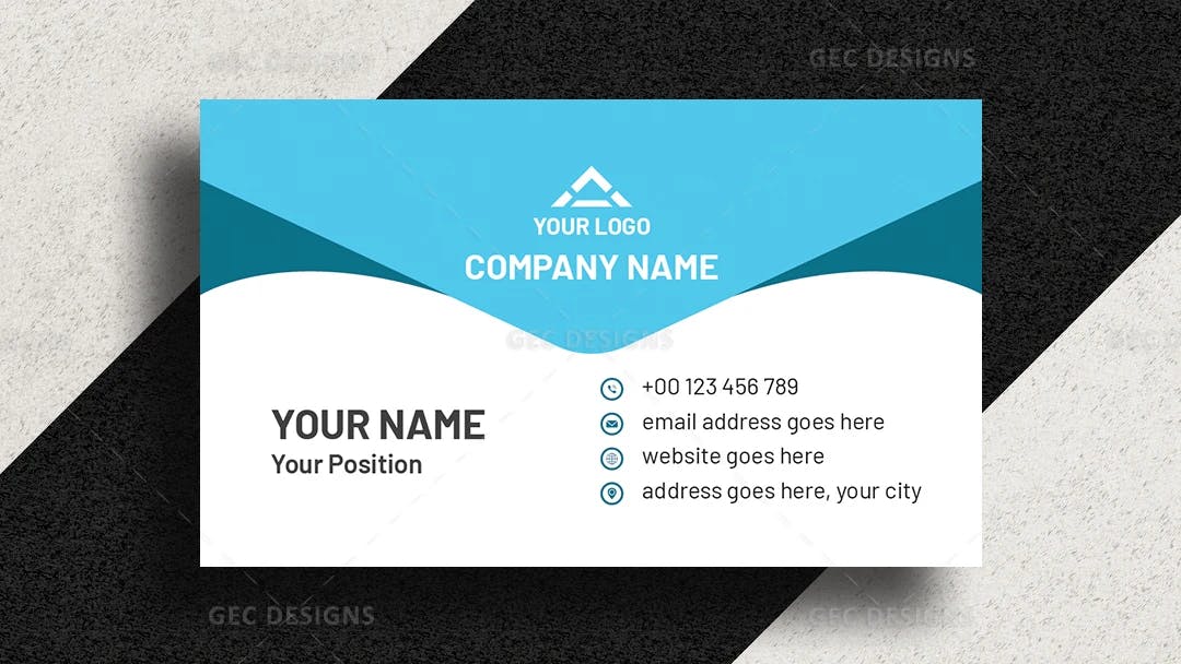 Attractive Business Card Template to Promote Your Brand