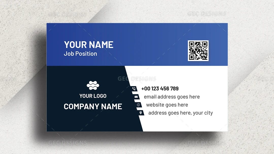 Business Card Template for Modern and Innovative Brands
