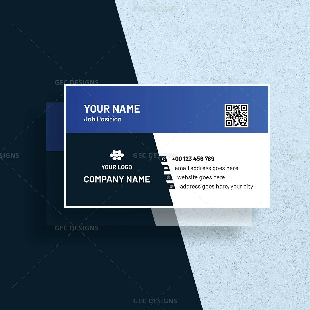 Business Card Template for Modern and Innovative Brands