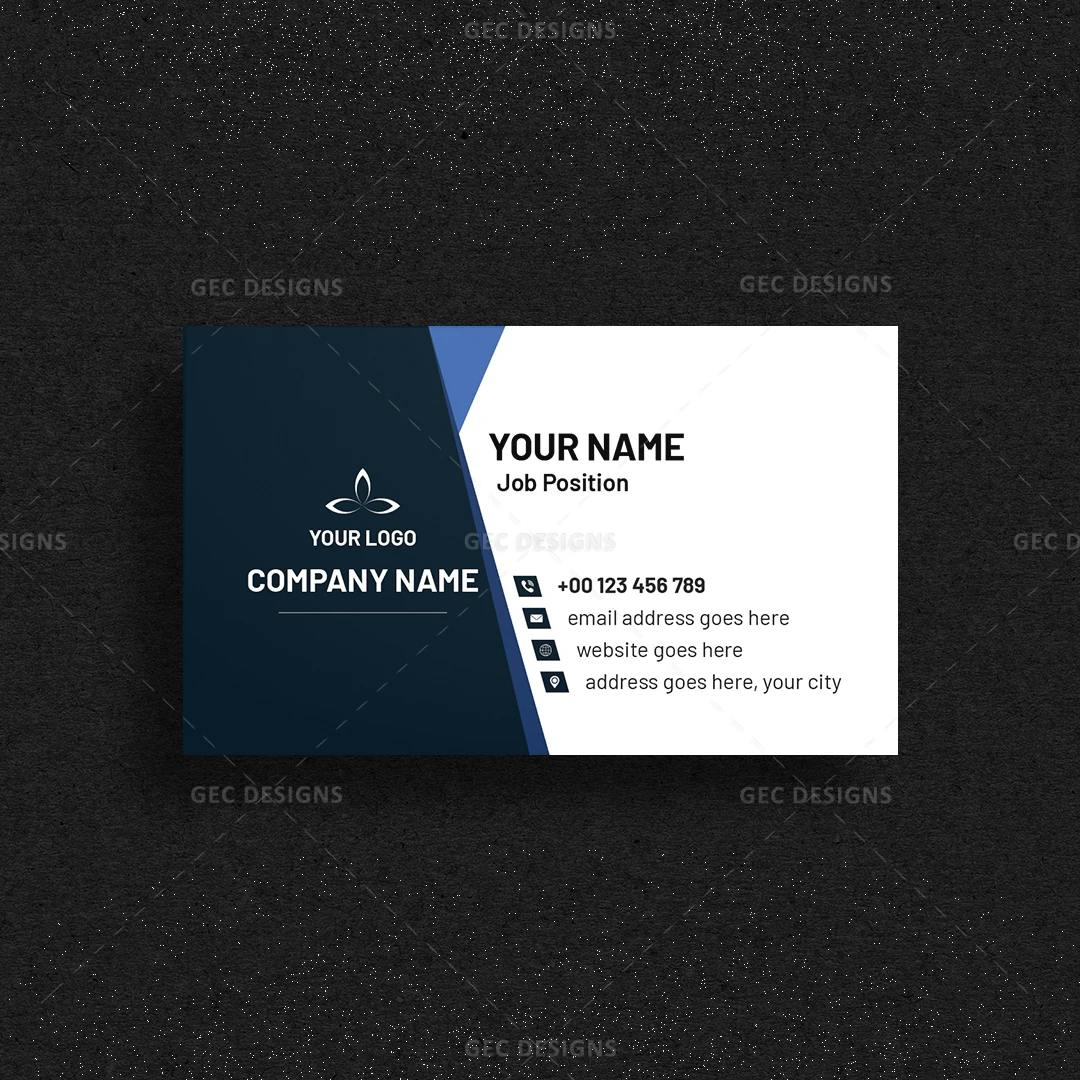 Contemporary Minimalist Business Card Template