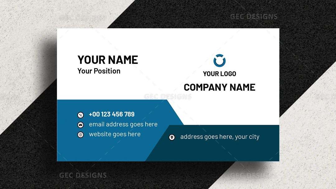 Neat and Tidy Business Card Template