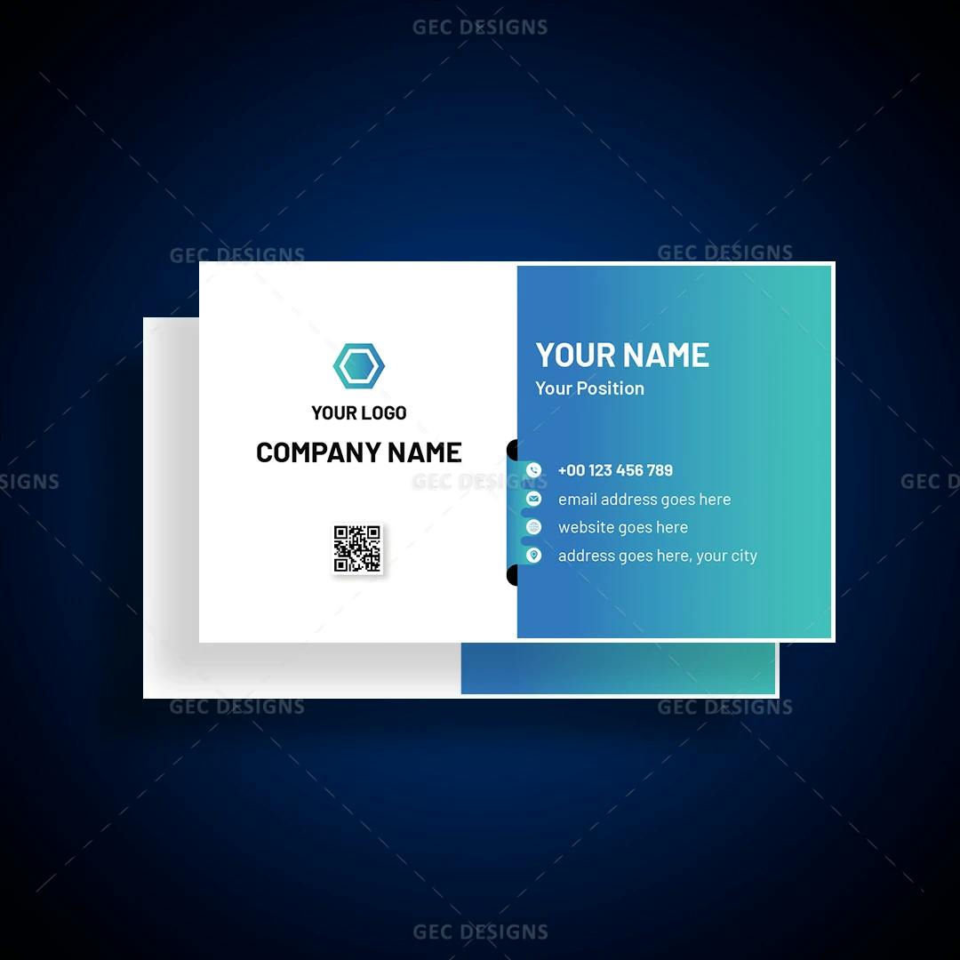 Professional Vector Business Card Template