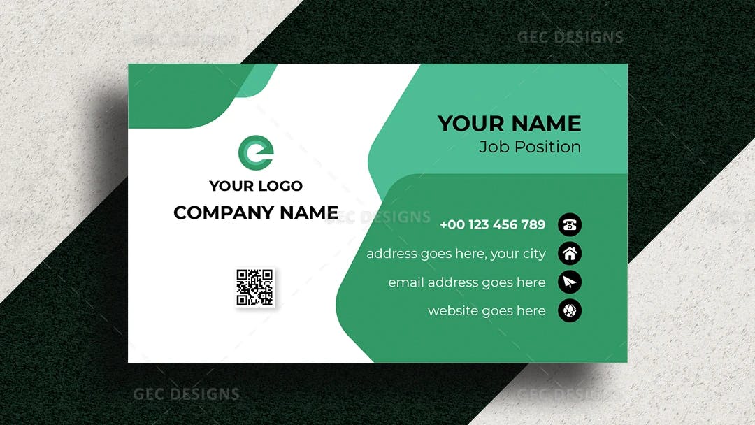 Sleek and Modern Business Card Template for Professionals