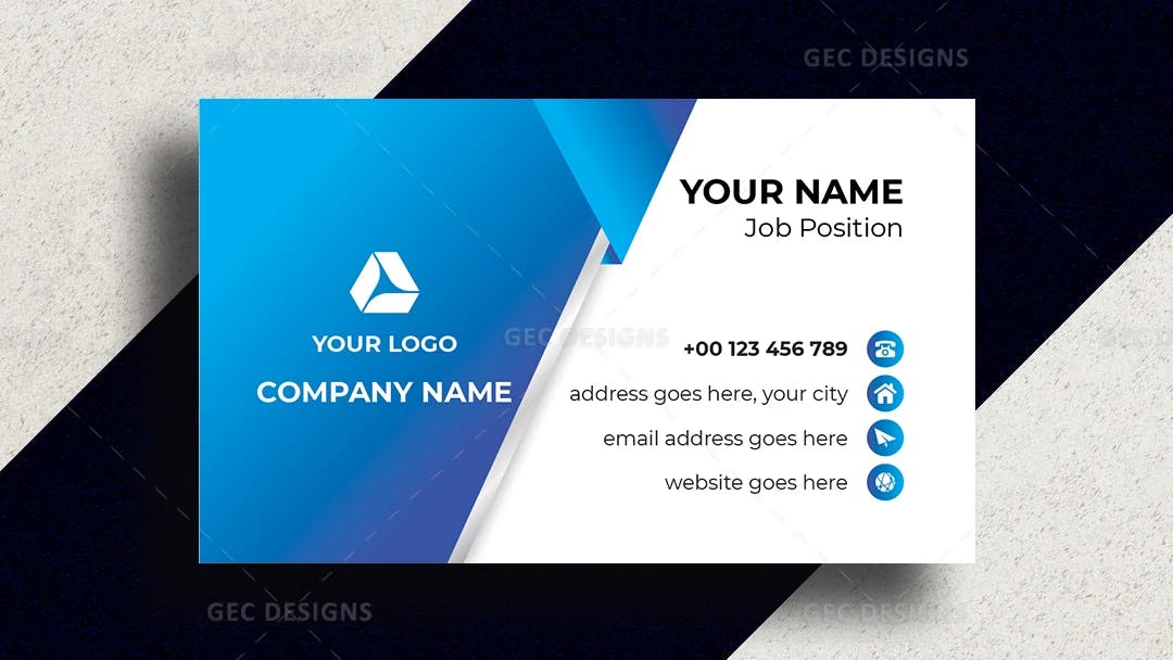 Subtle yet Striking Business Card Template